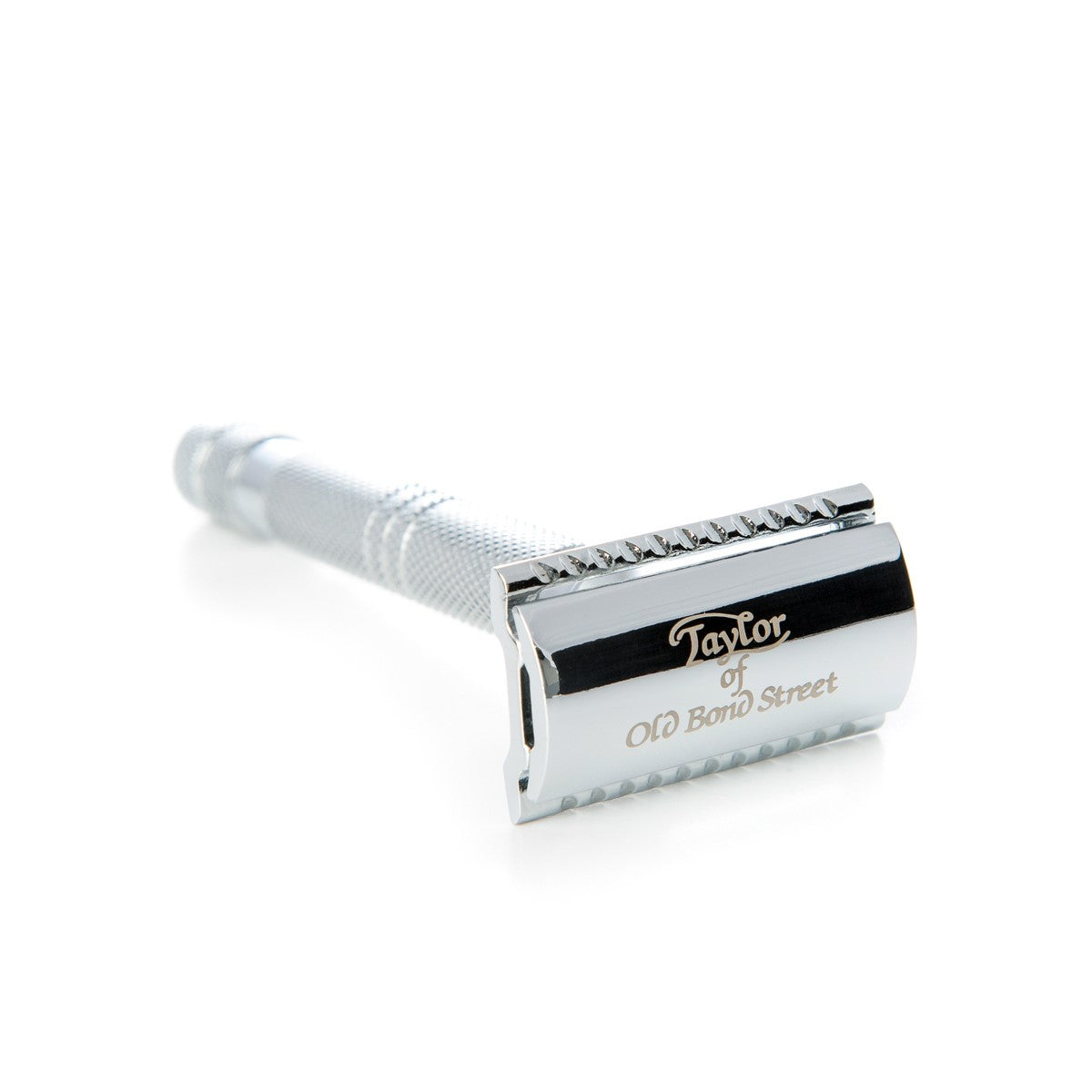 Safety Razor with Chrome Finish Handle (Inc. Pack of blades)