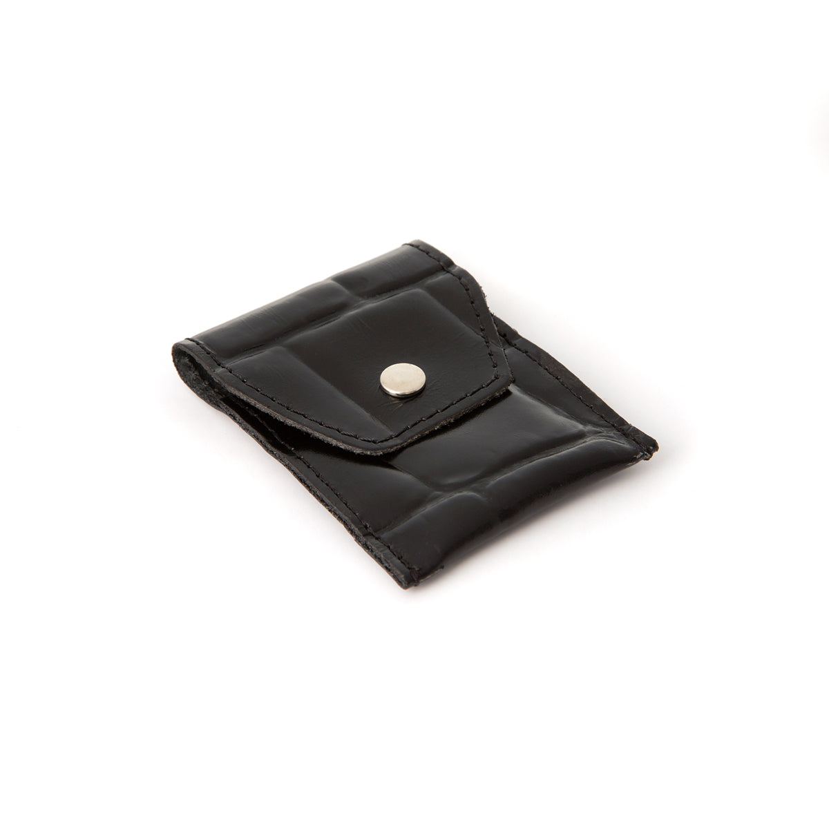 Mini Black Travel Fusion Razor in Leather pouch