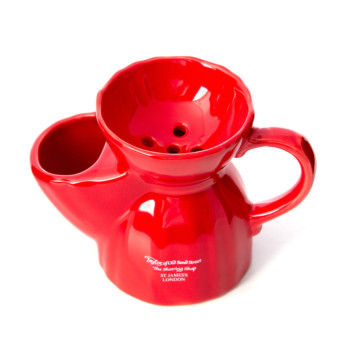 Victorian Ceramic Mug in Red