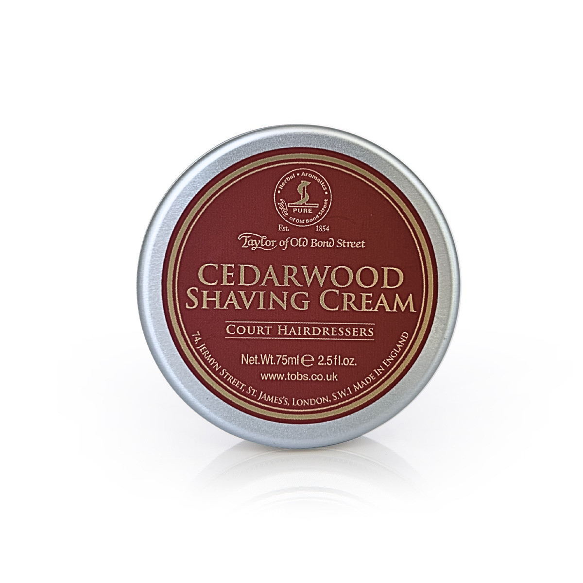 Cedarwood Shaving Cream Bowl 75ml
