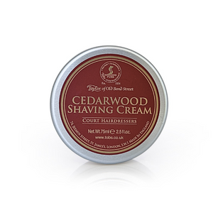 Cedarwood Shaving Cream Bowl 75ml
