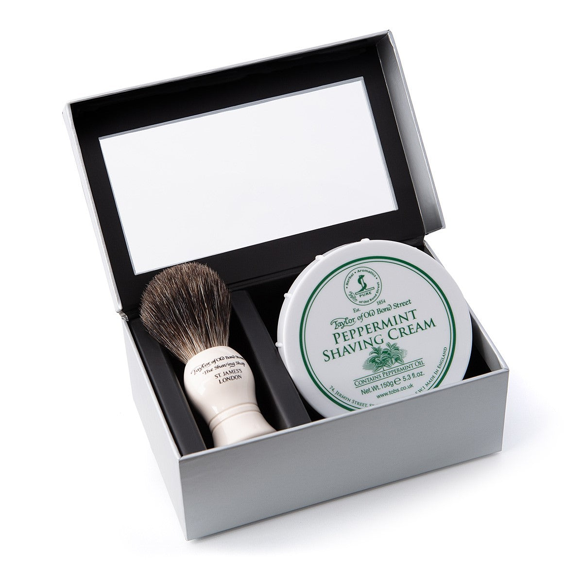 Pure Badger & Peppermint Shaving Cream Gift Box