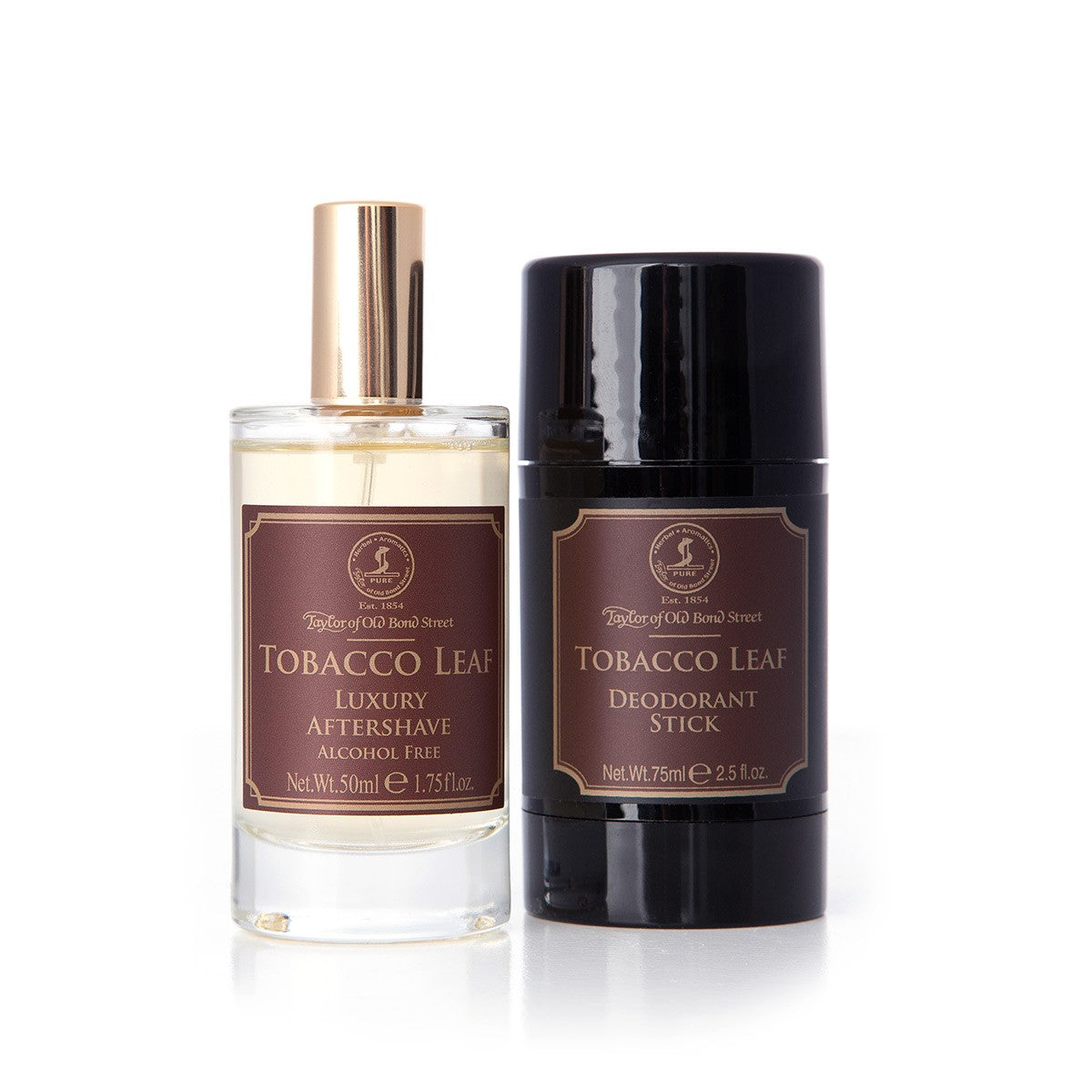 Tobacco Leaf Aftershave and Deodorant Gift Set