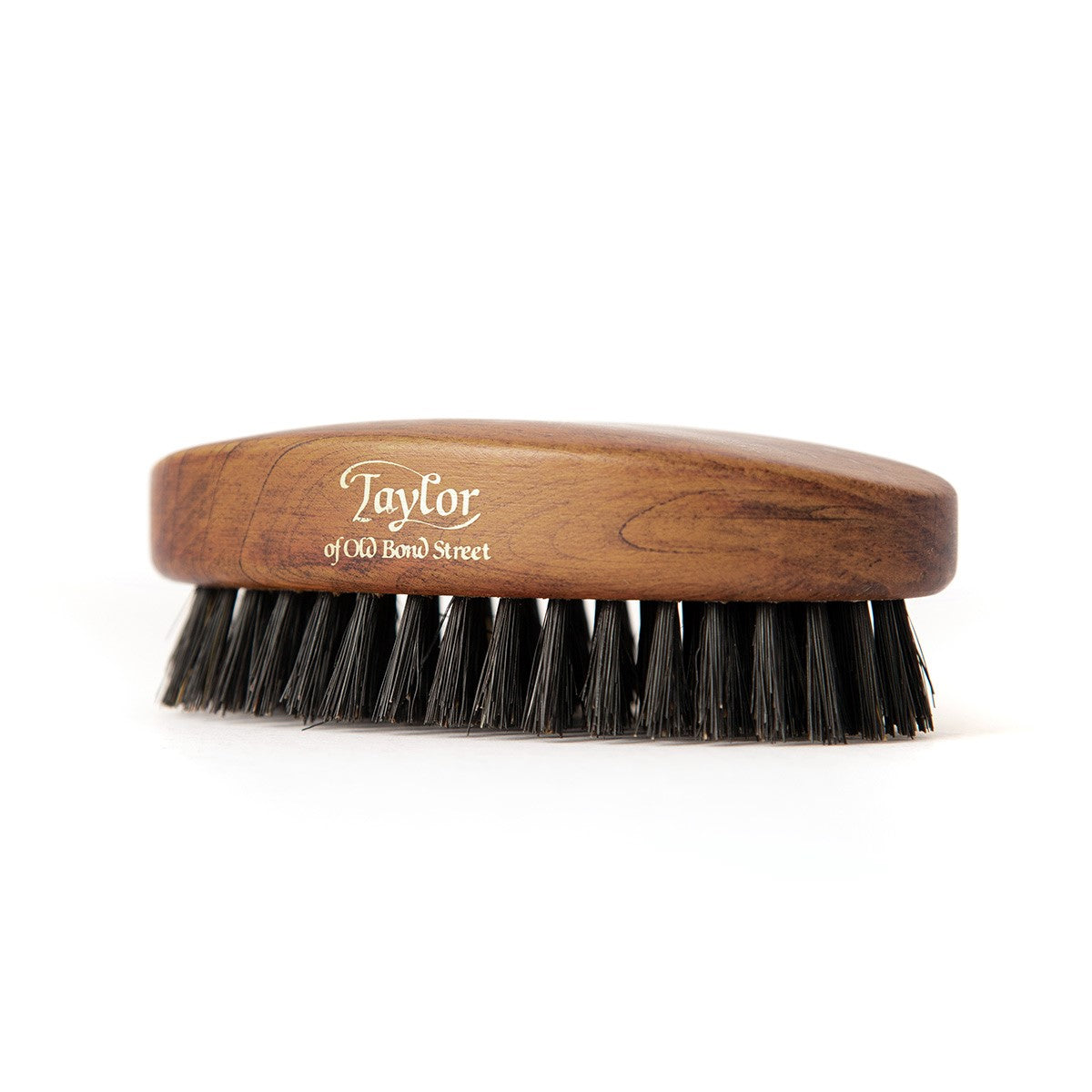Dark Wood Military Hairbrush