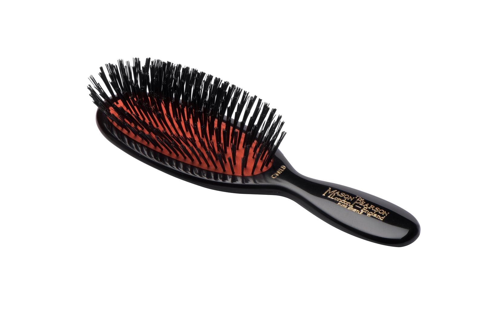 Pocket Mason Pearson Pure Bristle Hair Brush in Dark Dark Ruby (CB4 Child)