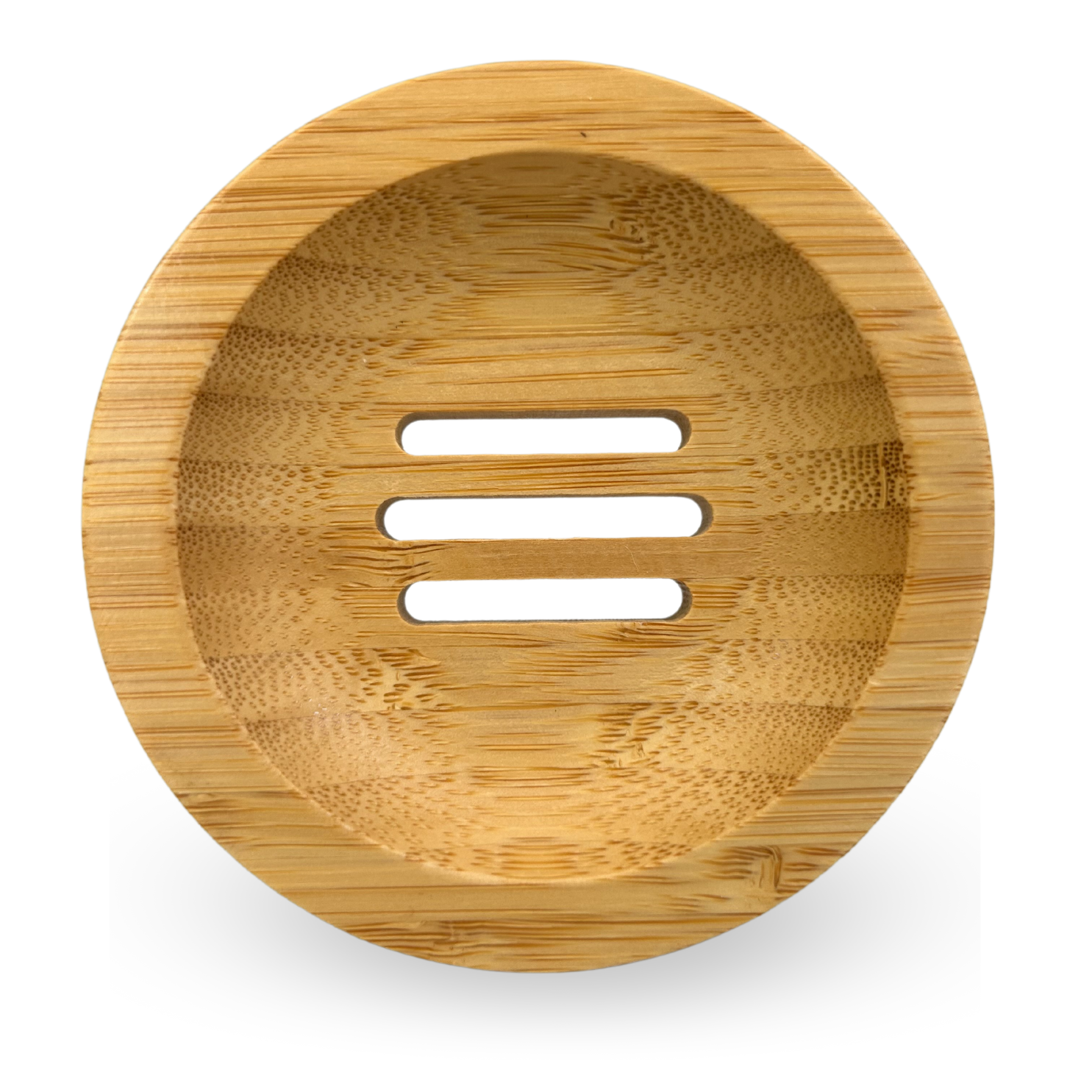 Round bamboo soap dish deals