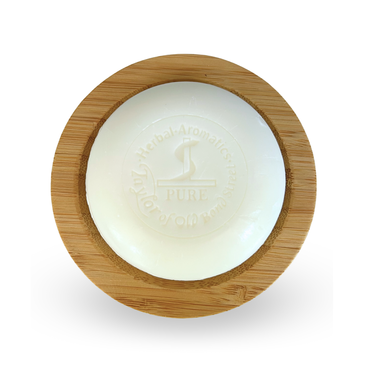 Round Bamboo Soap Dish Taylor of Old Bond Street
