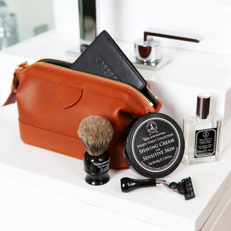 Travel essentials for men from Taylor of Old Bond Street | Luxury Men's Shaving Accessories and Toiletries