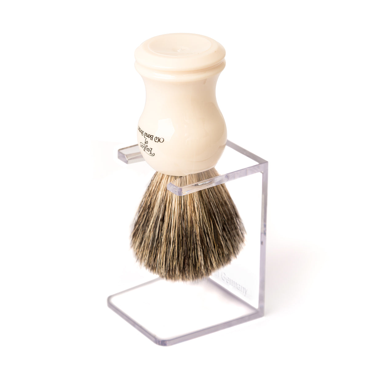 Clear Shaving Brush Stand