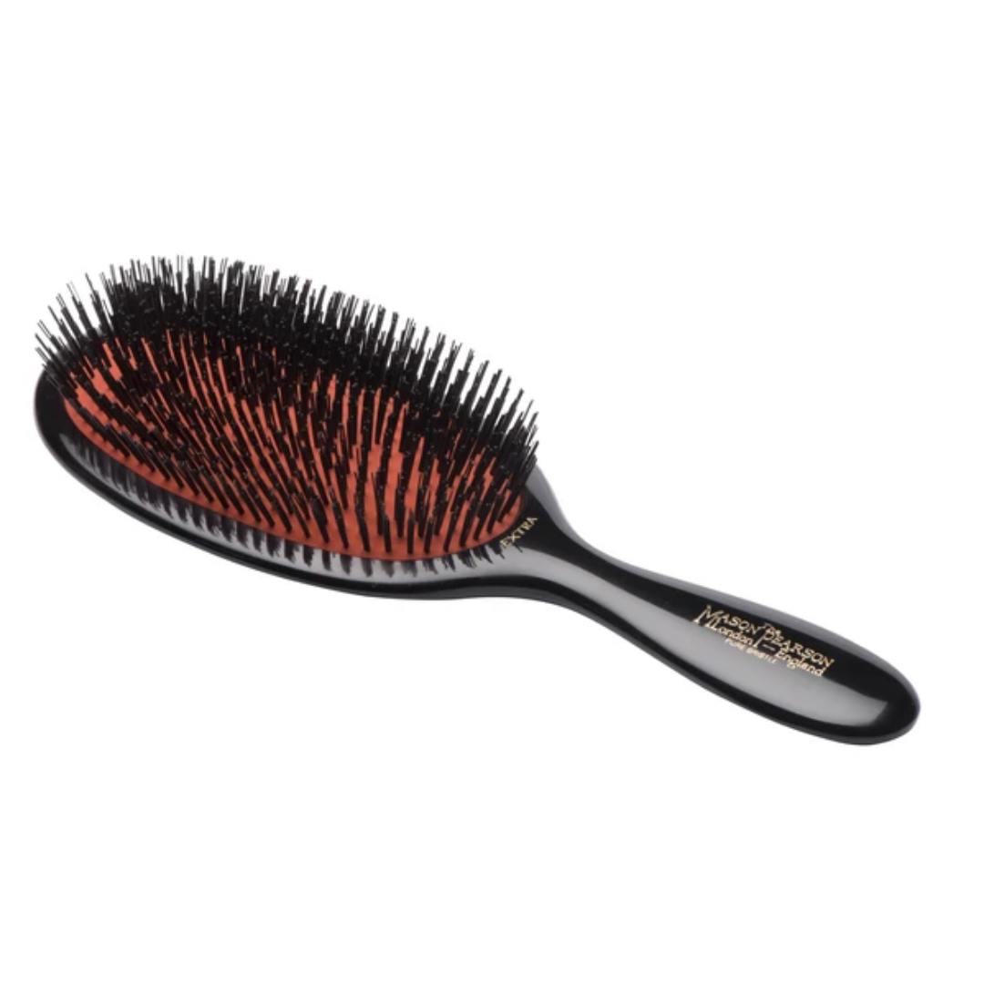 Large Mason Pearson Pure Bristle Hair Brush in Dark Ruby (B1 Large Extra)