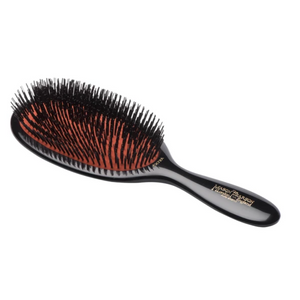 Large Mason Pearson Pure Bristle Hair Brush in Dark Ruby (B1 Large Extra)