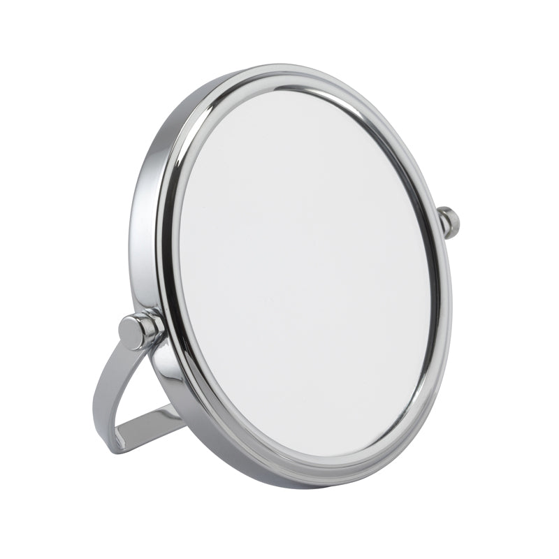 Small Chrome Freestanding Mirror 7x