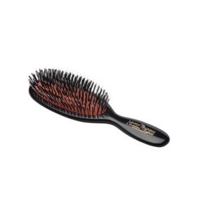 Pocket Mason Pearson Pure & Nylon Bristle Hair Brush in Dark Ruby (BN4 Pocket)