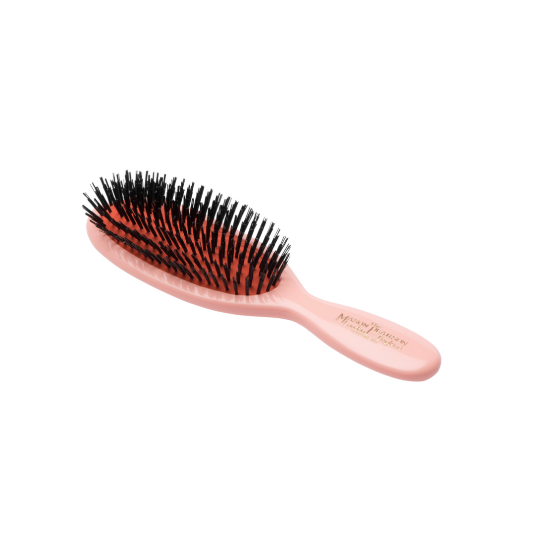 Pocket Mason Pearson Pure Bristle Hair Brush in Pink (B4 Pocket)
