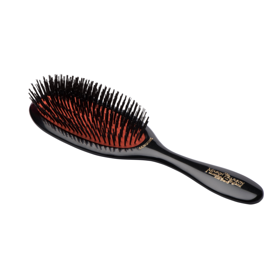 Handy Mason Pearson Fine Pure Bristle Hair Brush in Dark Ruby (SB3 Sen
