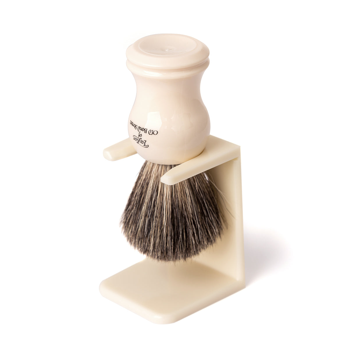 Imitation Ivory Shaving Brush Stand