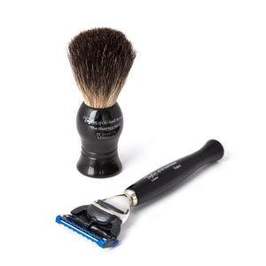 Taylor of Old Bond Street No. 74 Fusion Shaving Set in Black