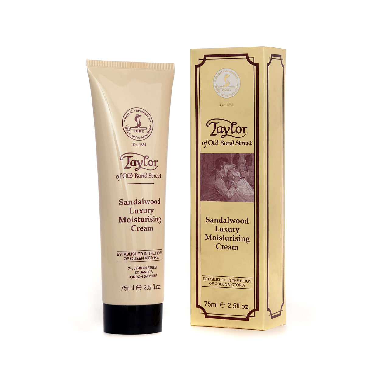 Taylor of Old Bond Street Sandalwood Moisturising Cream 75ml