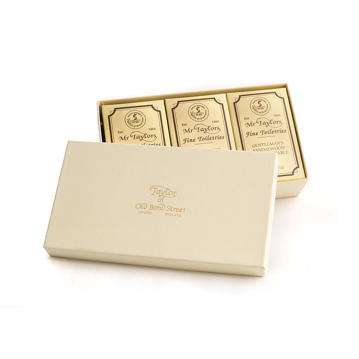 Taylor of Old Bond Street Sandalwood Bath Soap Gift Box