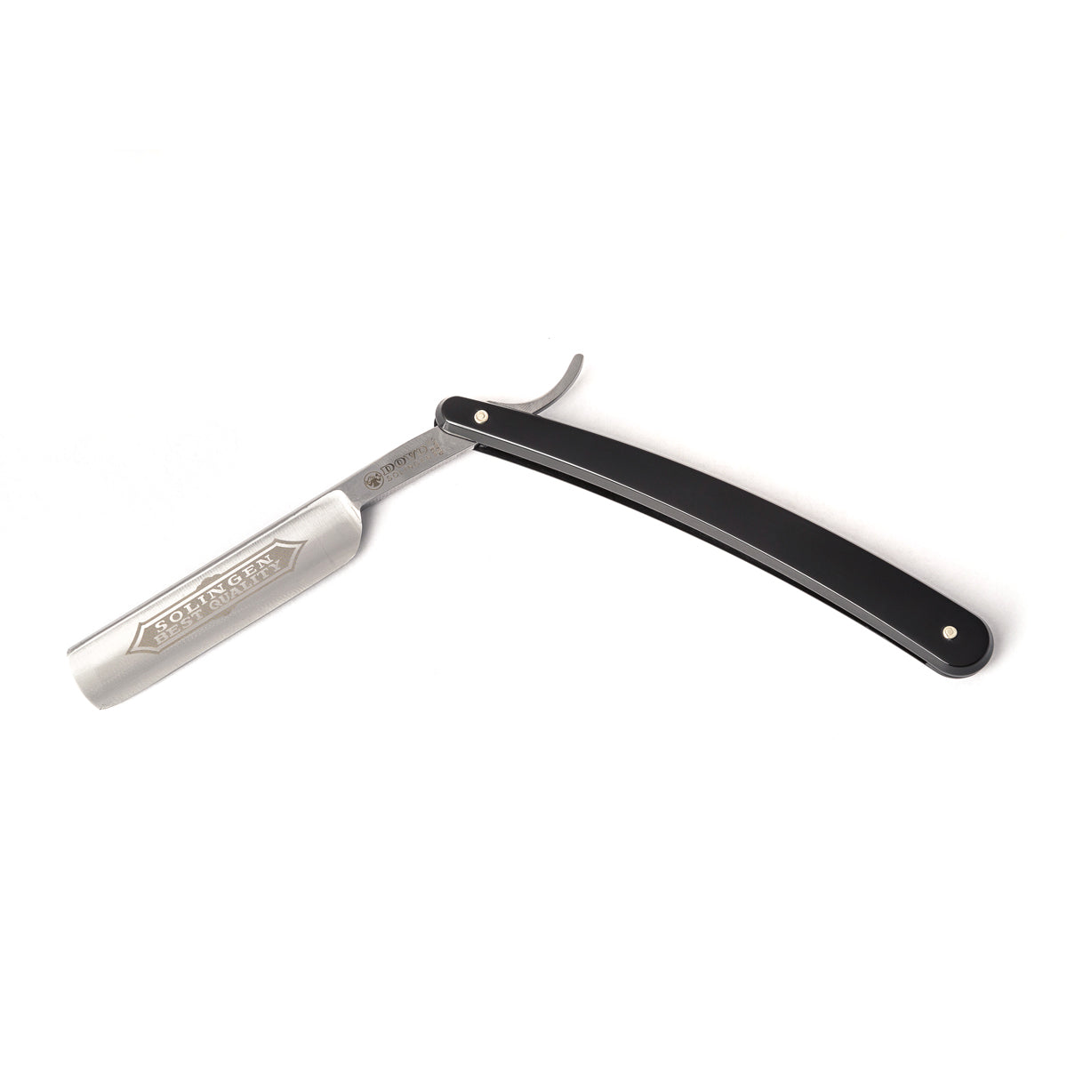 Black Straight Razor Manufactured by Dovo in Solingen, Germany