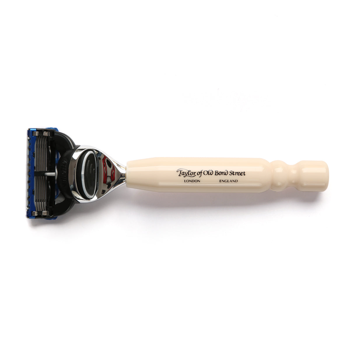 Regular Fusion Razor with Imitation Ivory Handle | Taylor Old Bond ...