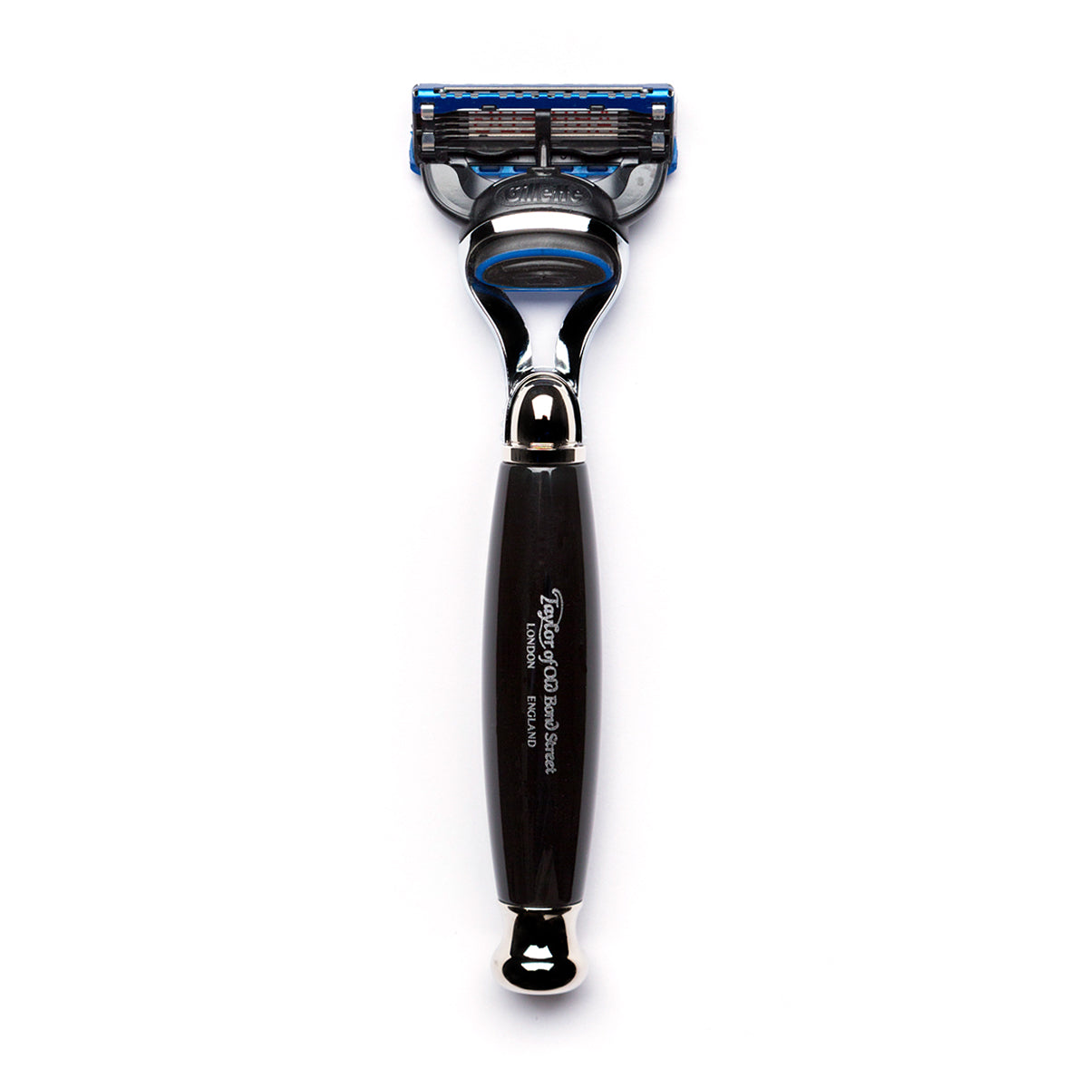 Taylor of Old Bond Street Edwardian Fusion Razor with Black Handle