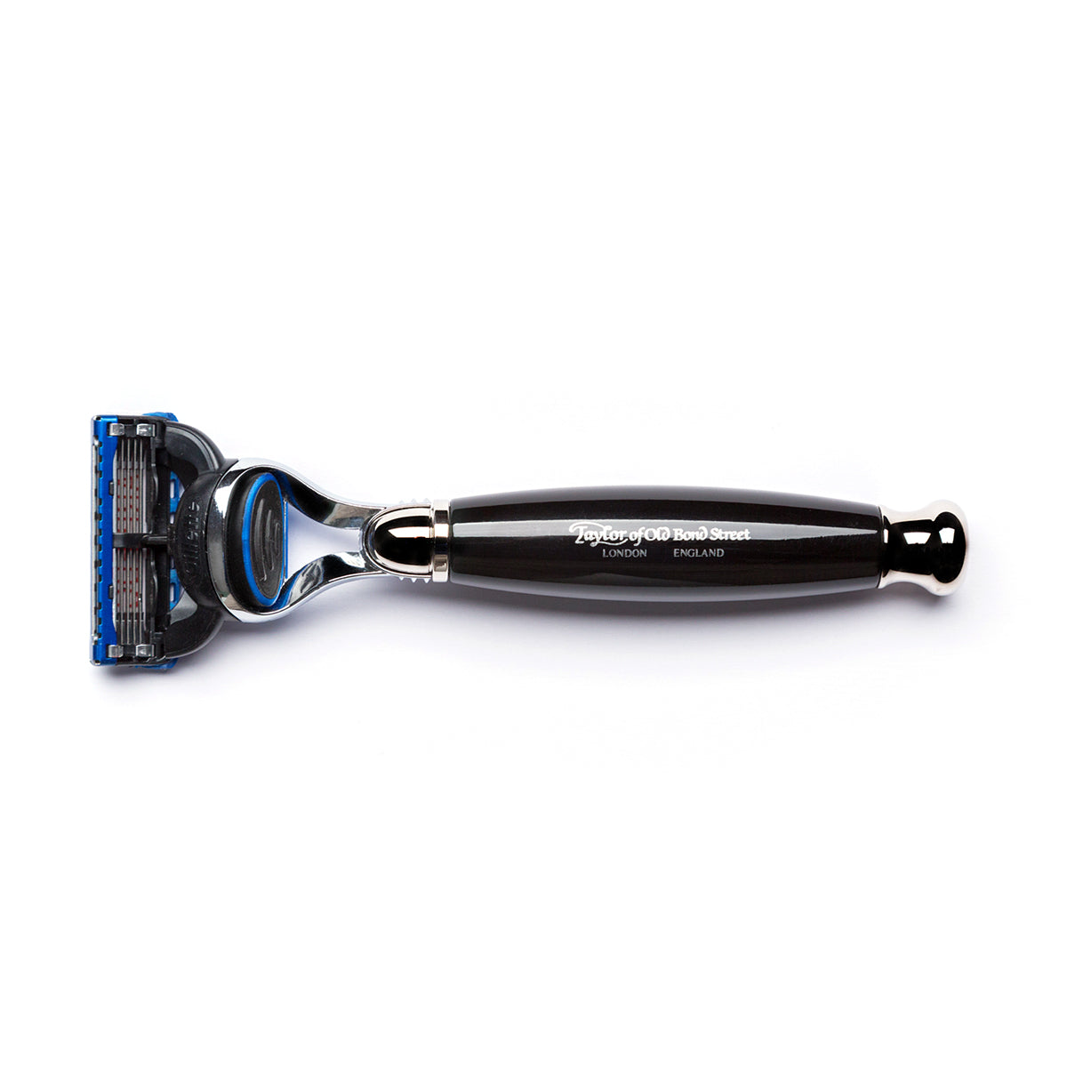 Taylor of Old Bond Street Edwardian Fusion Razor with Black Handle