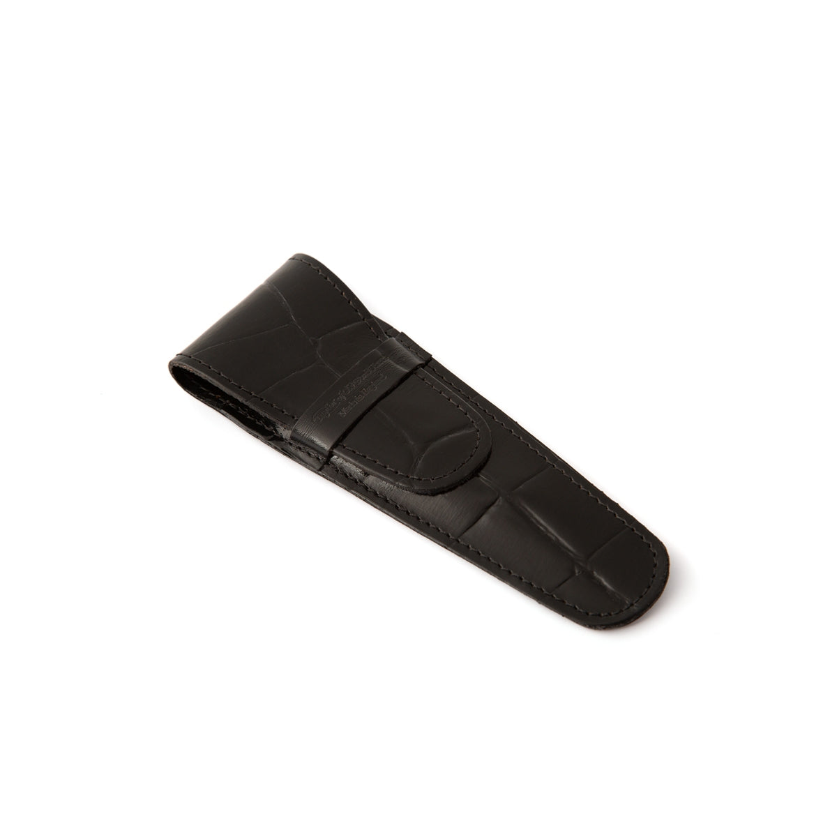 Black Leather Pouch for Mach3 or Fusion Razor