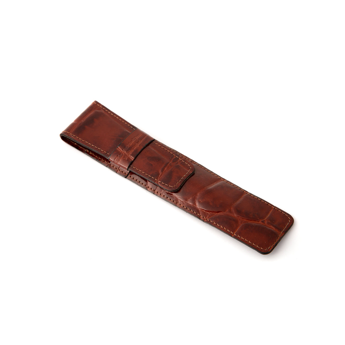 Black Leather Pouch for Straight Razor