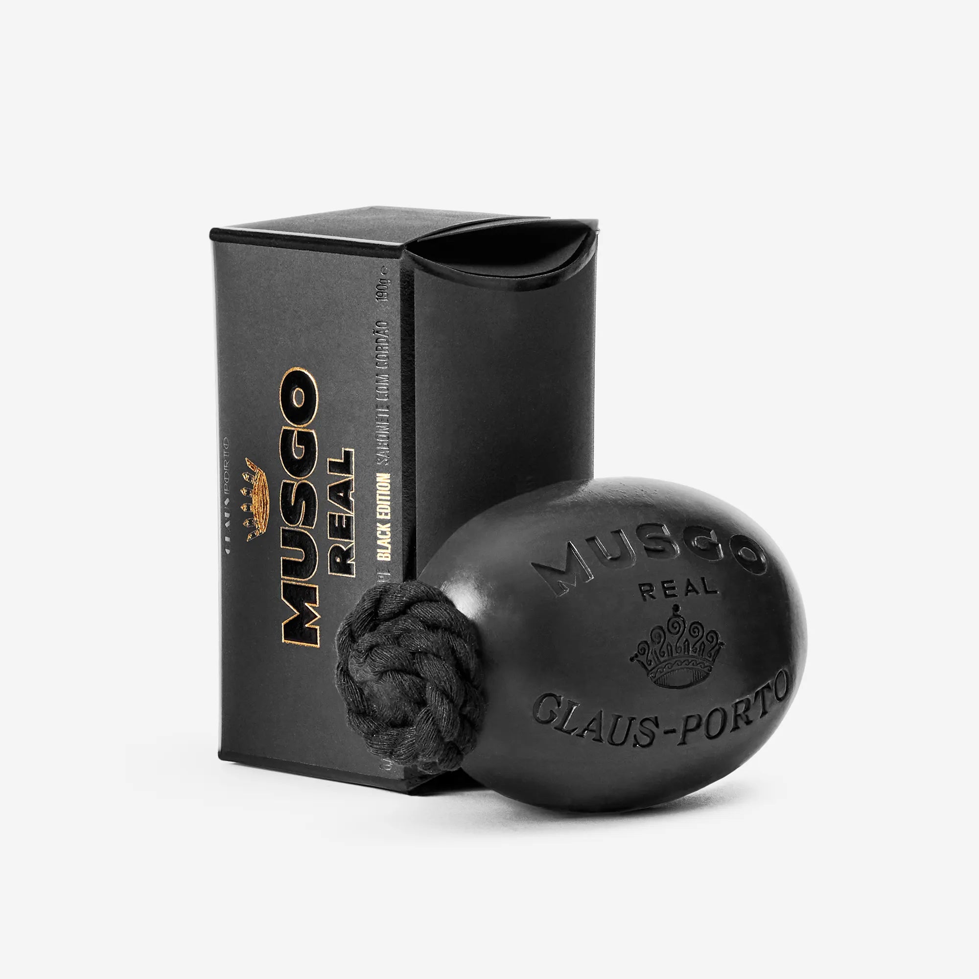 Musgo Real Black Edition Soap on a Rope 190g