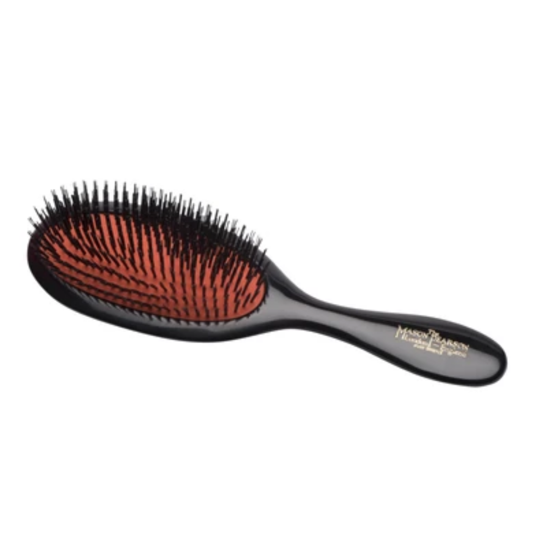 Handy Mason Pearson Pure Bristle Hair Brush in Dark Ruby (B3 Handy)
