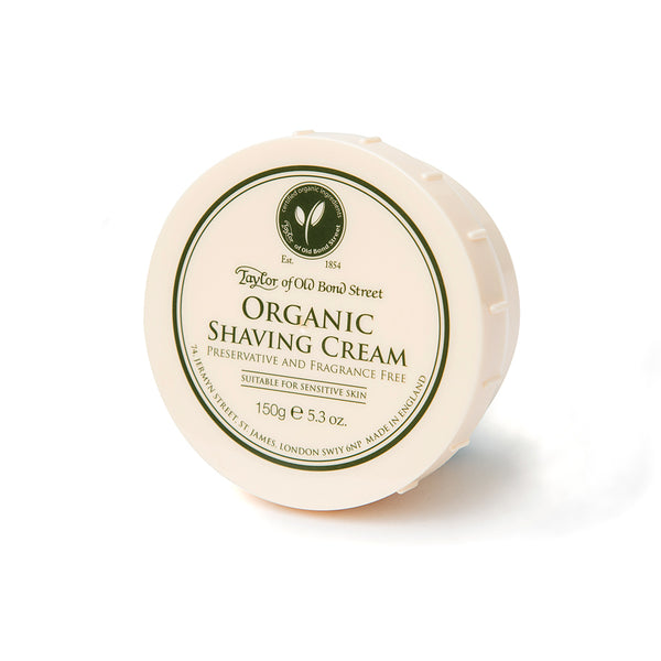 Organic Shaving Cream Bowl 150g Taylor Old Bond Street Taylor of