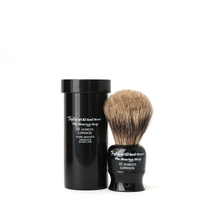 Travel Pure Badger Shaving Brush in Case