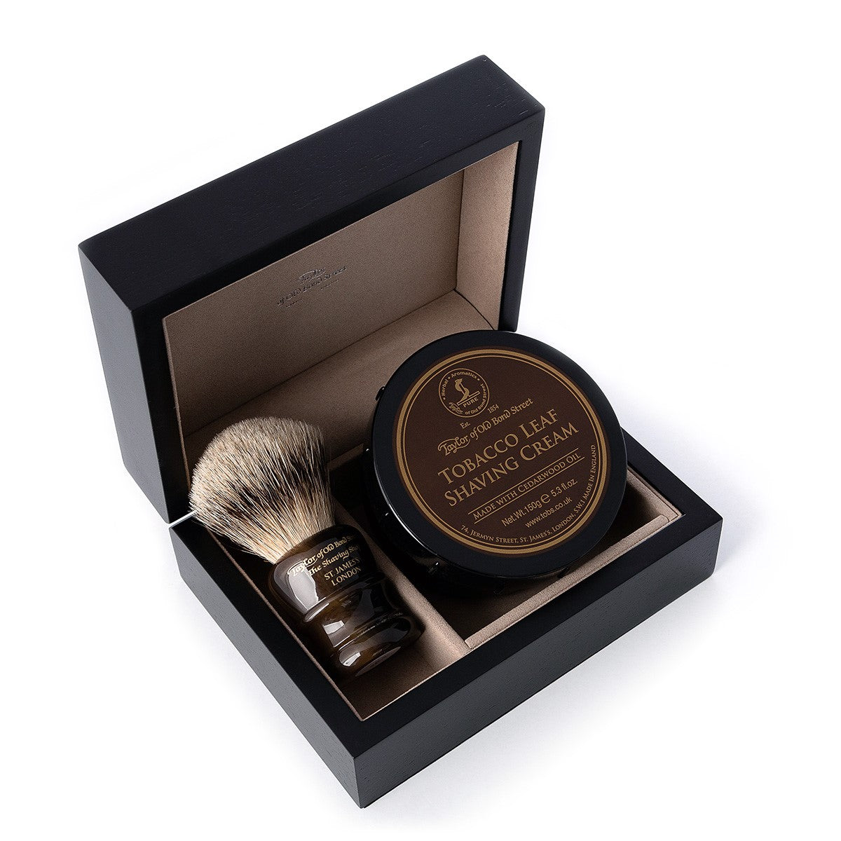 Tobacco Leaf Wooden Gift Box | Taylor Old Bond Street