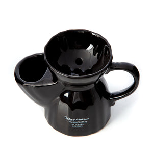 Victorian Ceramic Mug in Black