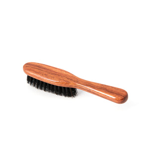 Dark Wood Beard and Moustache Brush