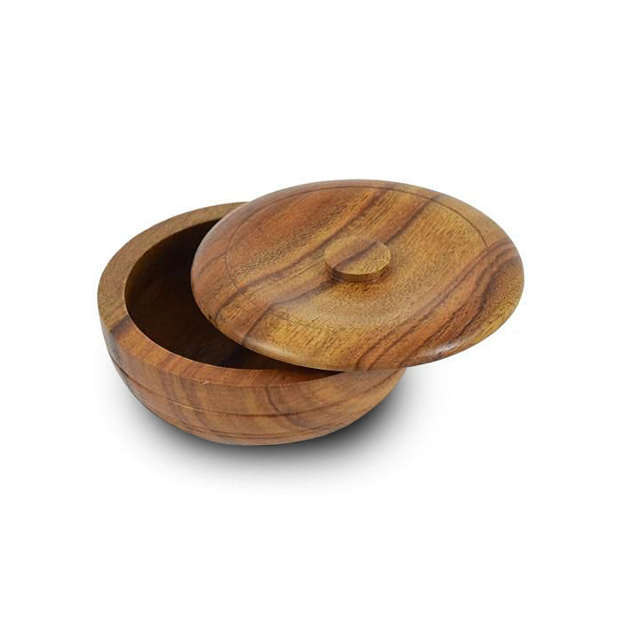 Empty Wooden Bowl for 100g Refill